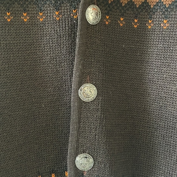 Norvyk virgin wool ski pro snowboarding ⛄️ ❄️ cardigan  Canadian made - Picture 4 of 10